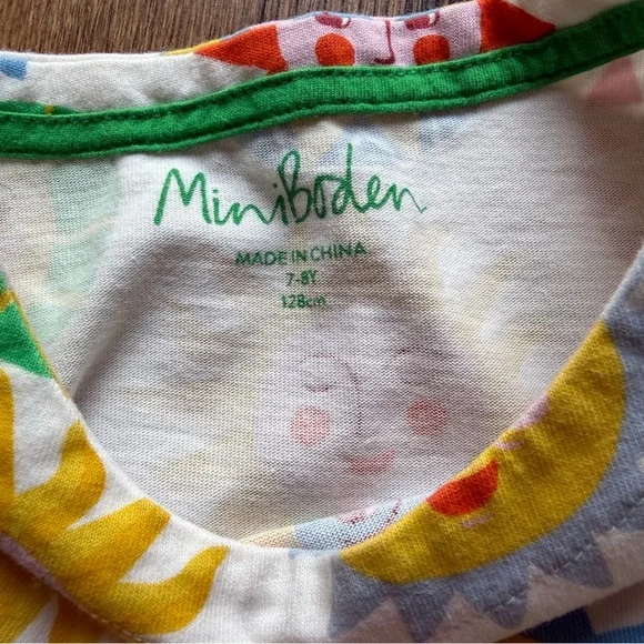 Mini Boden Sun Faces Print Dress - Picture 3 of 4